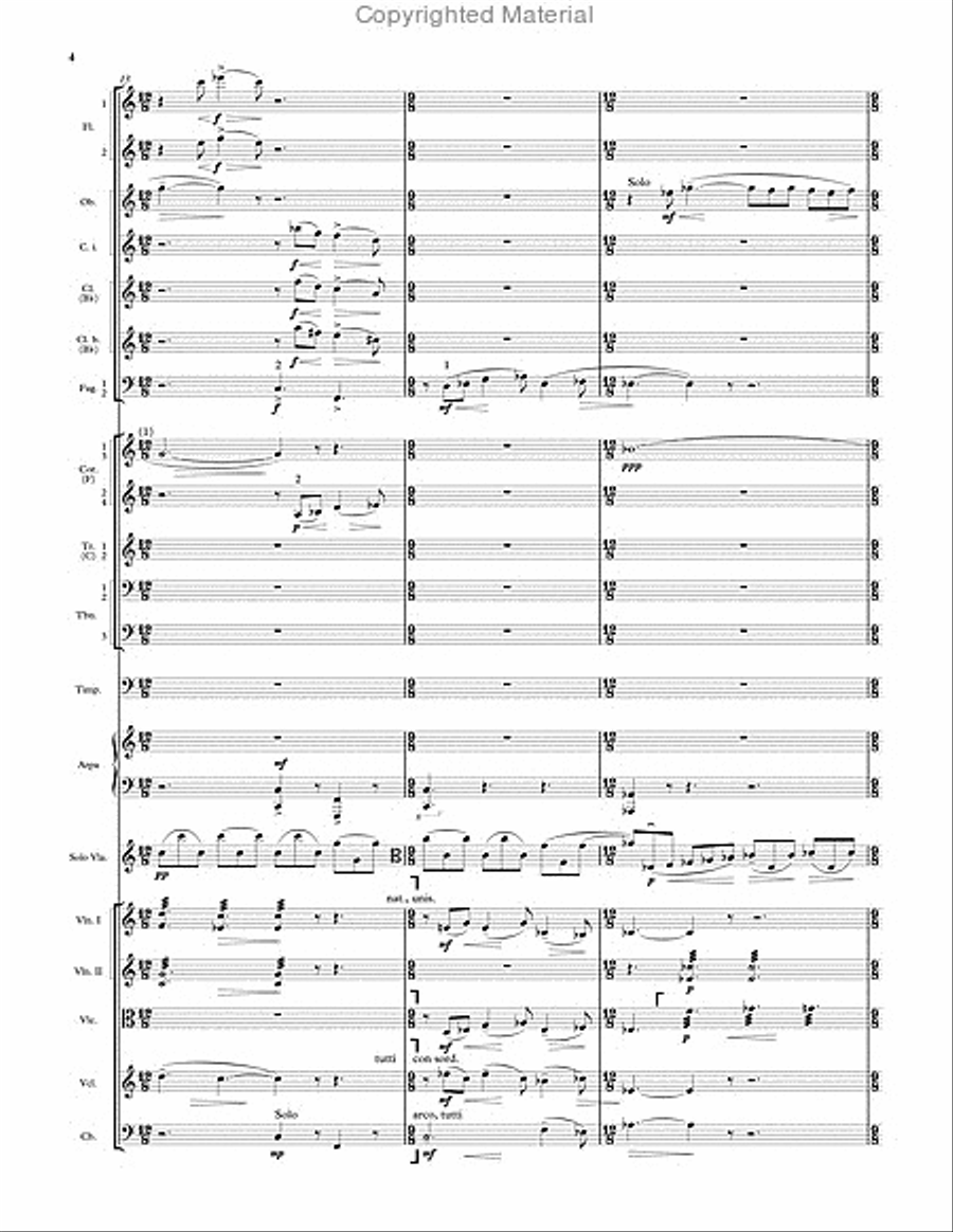 Concerto for Viola and Orchestra (1962) Orchestra scores gallery preview page 5
