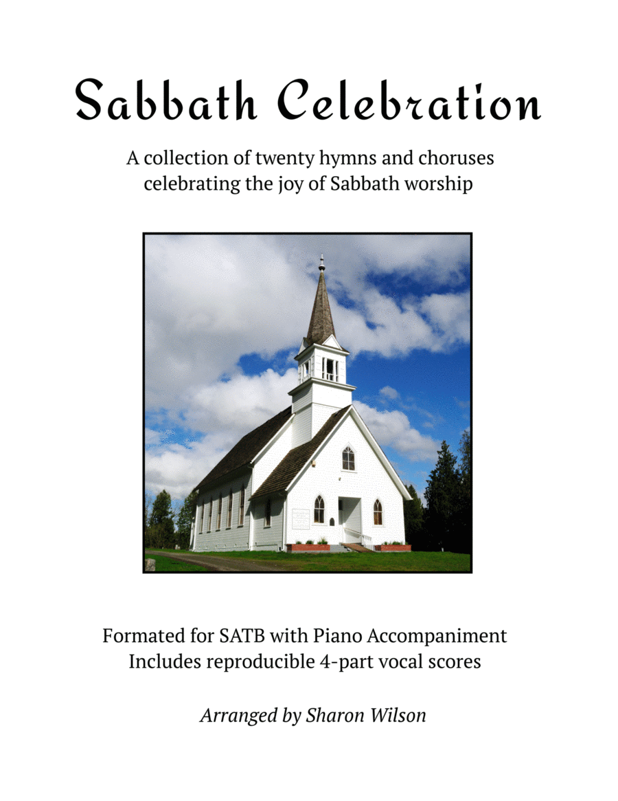 Sabbath Celebration (a collection of 20 hymns and choruses) Voice scores gallery preview page 1