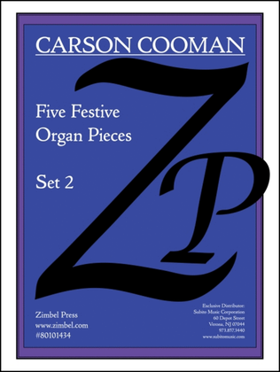 Book cover for Five Festive Organ Pieces, Set 2