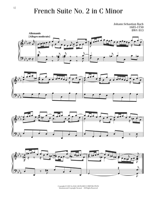 French Suite No. 2, BWV 813