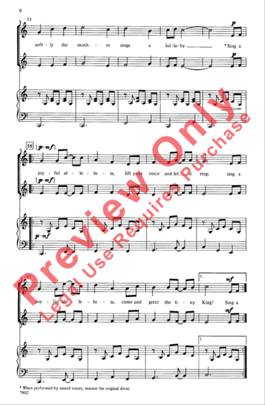 Sing a Joyful Alleluia! Sing a Joyful Alleluia! 2-Part scores gallery preview page 6
