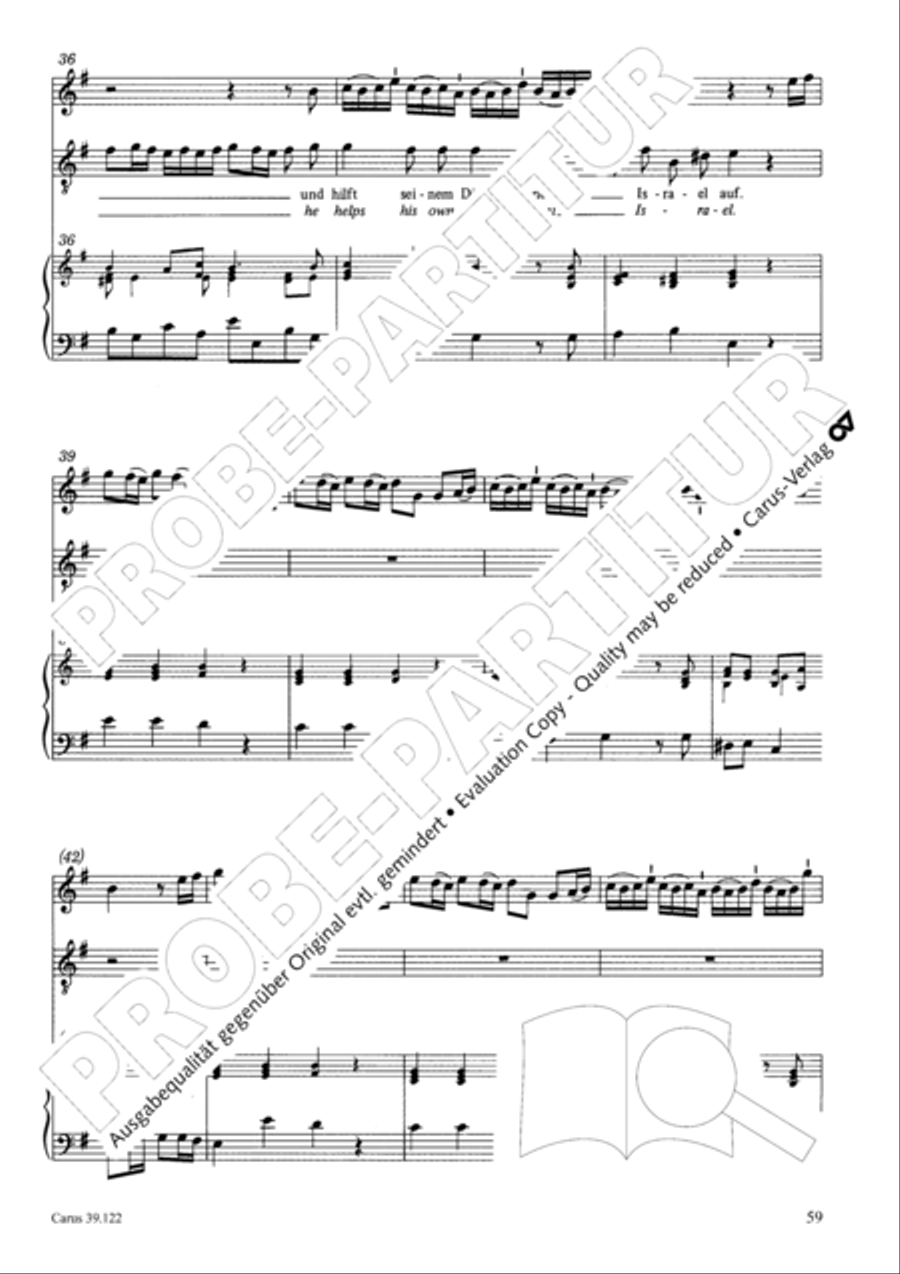 All my spirit exalts (With my spirit I praise the Lord) 4-Part scores gallery preview page 60