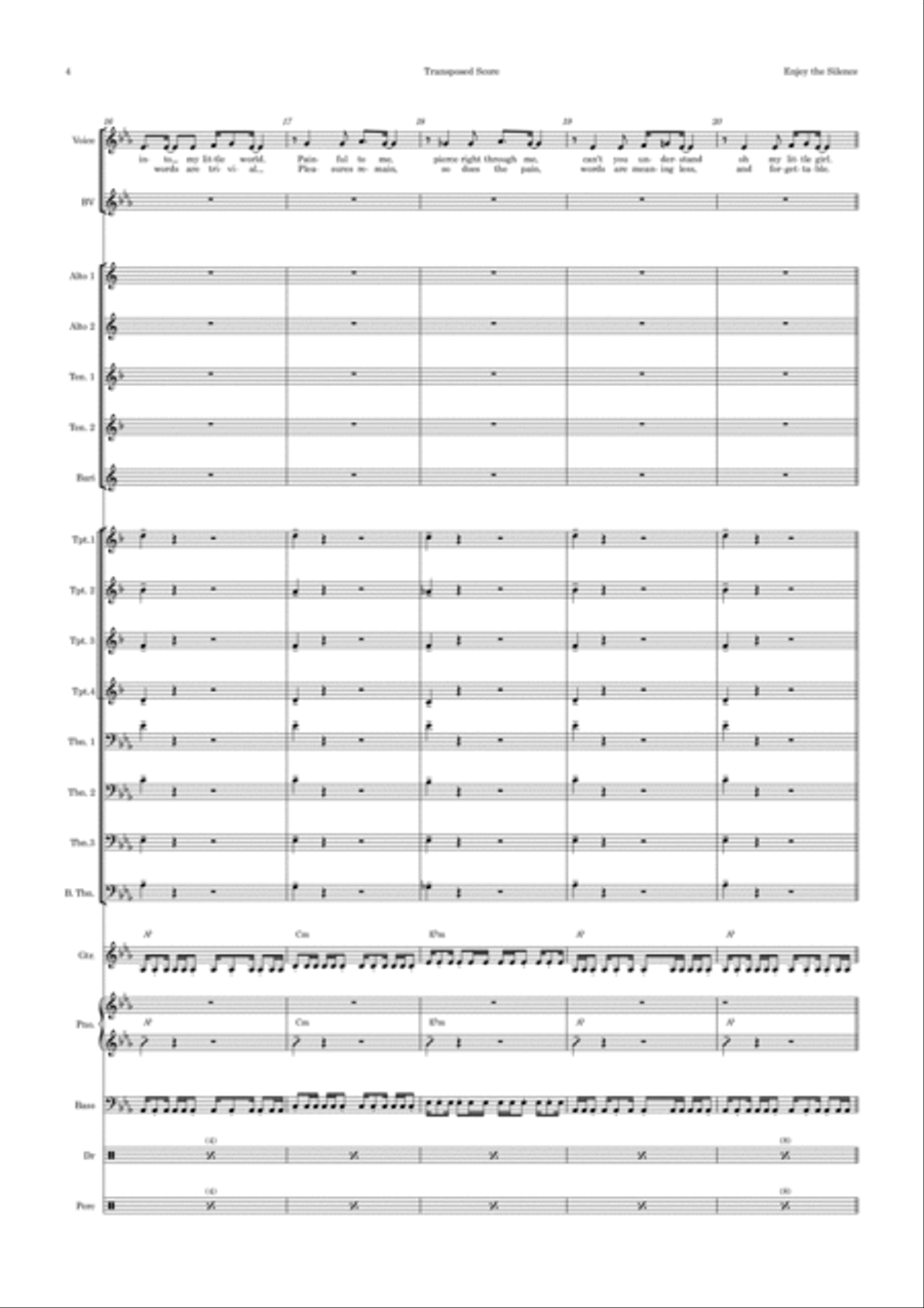 Enjoy The Silence Enjoy The Silence Jazz Ensemble scores gallery preview page 4