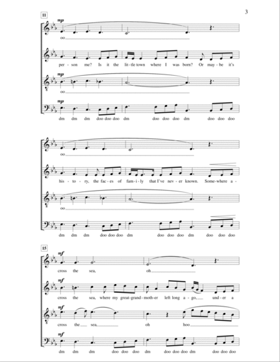 My Home My Home 4-Part scores gallery preview page 3