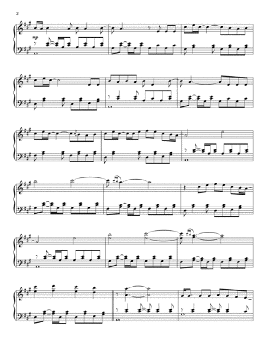 Dear Theodosia from Hamilton arr. David Pearl by David Pearl
