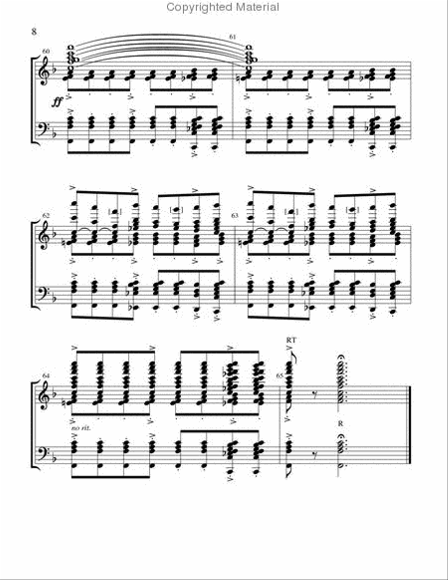 I Know That My Redeemer Lives (McChesney) Handbell Choir scores gallery preview page 6