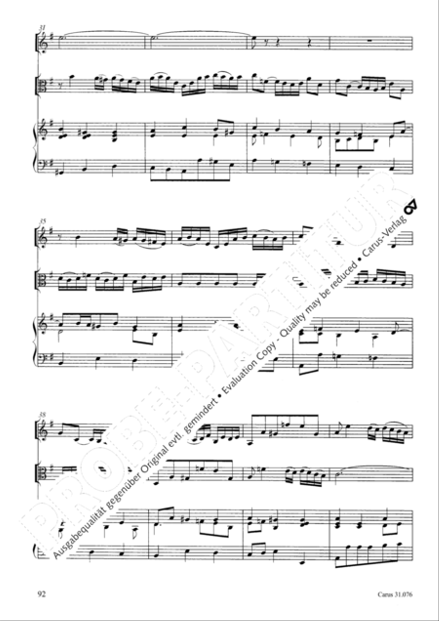 The heavens are telling the Father's glory (Die Himmel erzahlen die Ehre Gottes) 4-Part scores gallery preview page 93