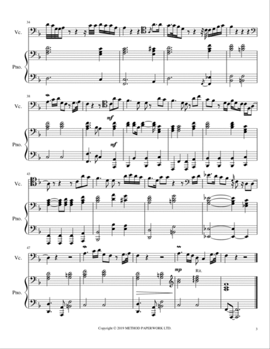 Just The Same Just The Same Piano scores gallery preview page 3