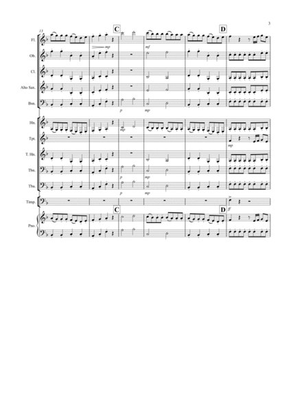 Eine Kleine (first movement) for School Wind Band image number null