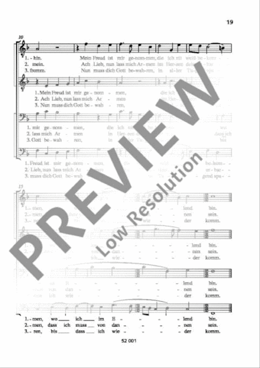 Innsbruck, ich muss dich lassen TTBB scores gallery preview page 3