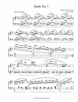 Study No. 1 - Piano etude in E minor