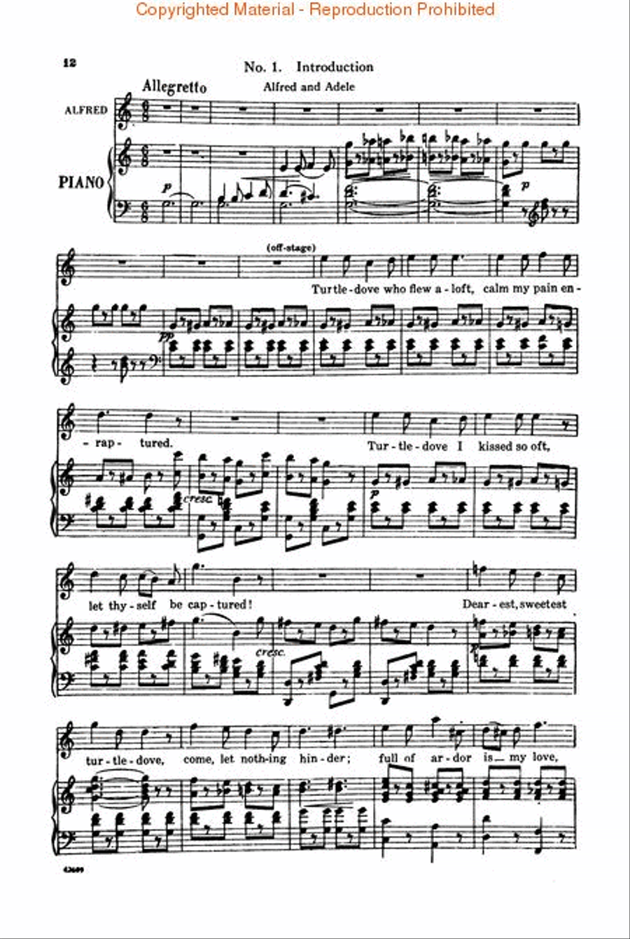 Die Fledermaus Die Fledermaus Voice scores gallery preview page 3