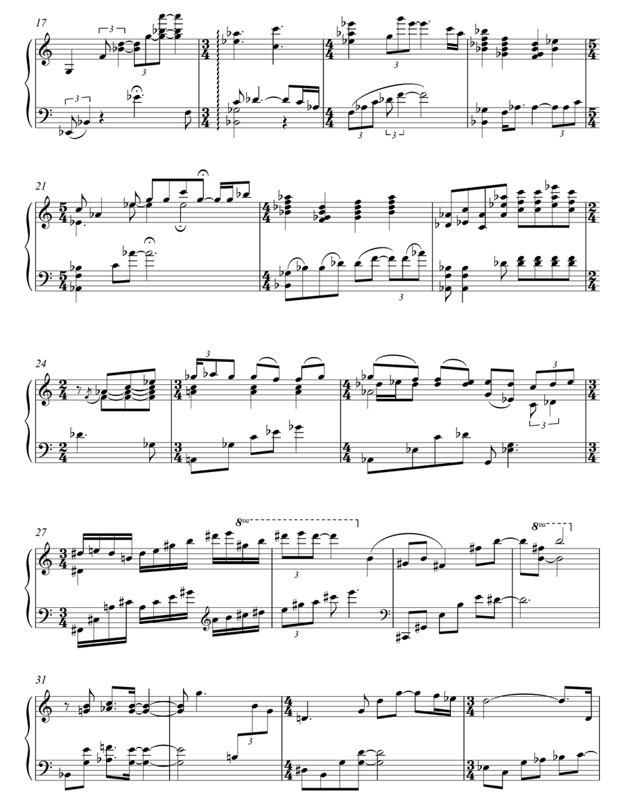 Mirror Of The Heart Piano Solo scores gallery preview page 2