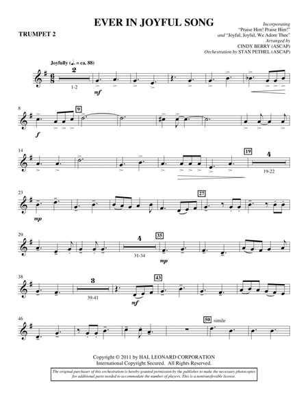 Ever In Joyful Song - Bb Trumpet 2