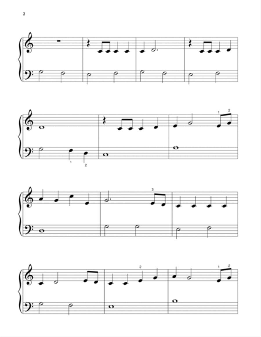 The Wizard And I (from Wicked) Easy Piano scores gallery preview page 2