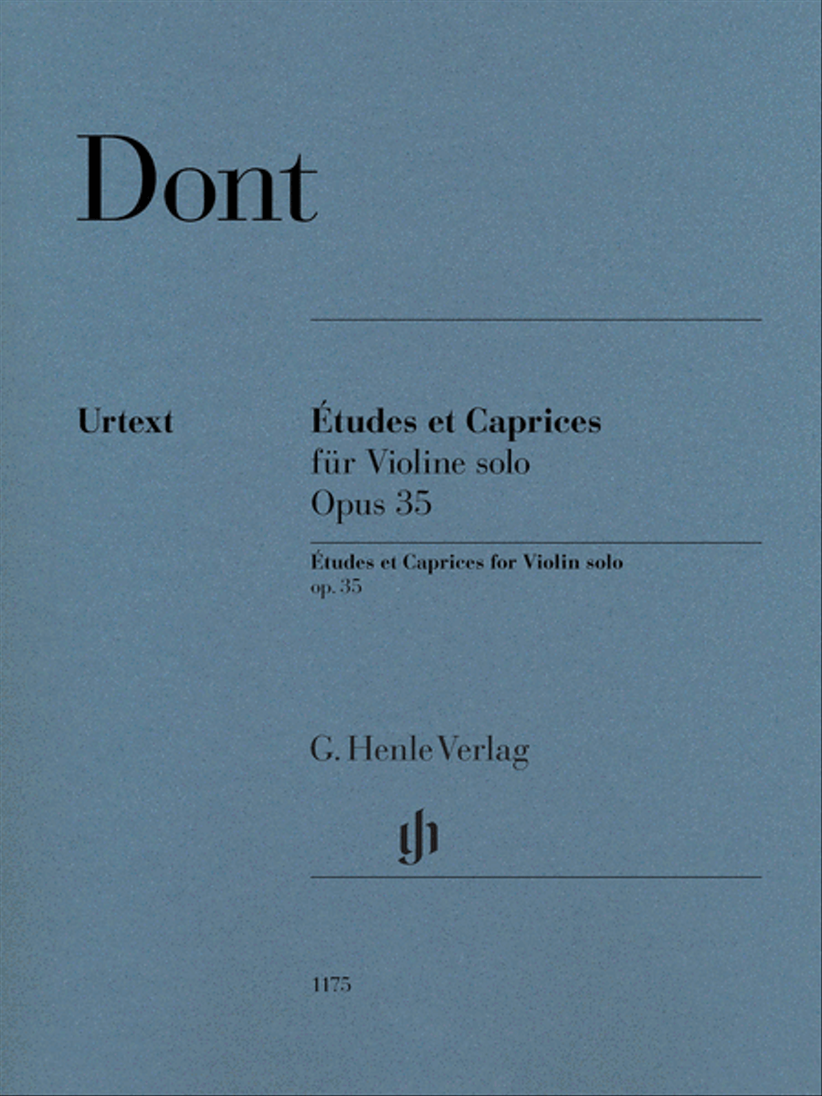 Etudes and Caprices for Violin Solo Op. 35 Violin Solo scores gallery preview page 1