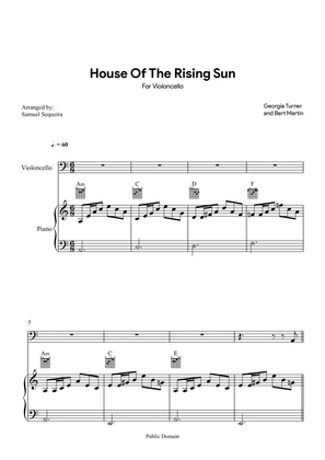 House of the Rising Sun - for Cello - with play along