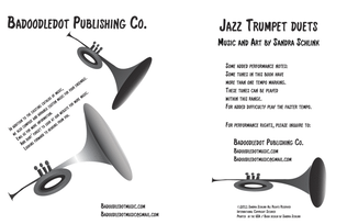 Book cover for Jazz Trumpet Duets book 1