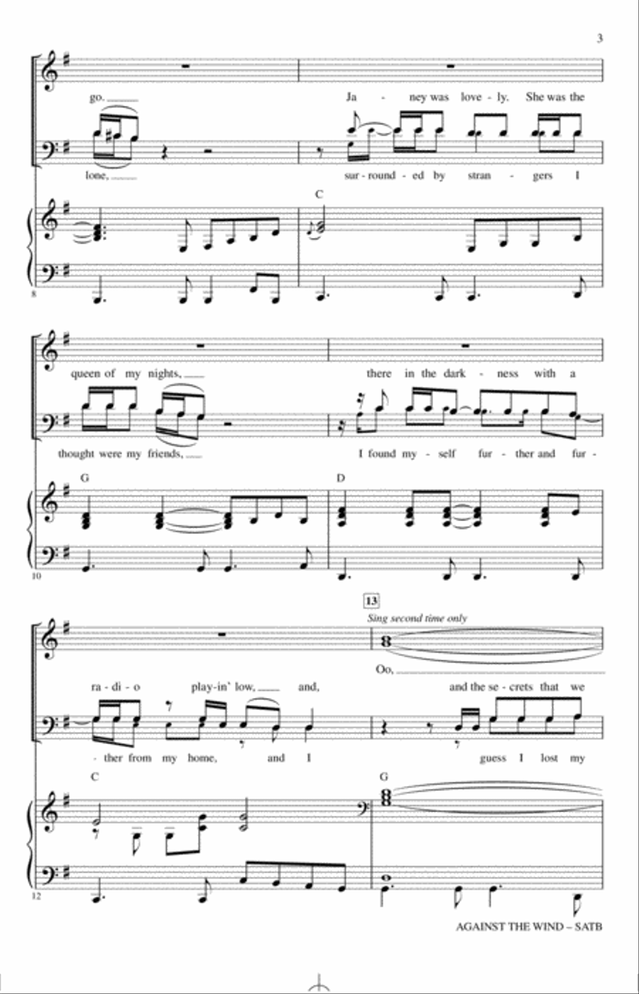 Against The Wind 4-Part scores gallery preview page 2