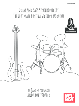 Book cover for Drum and Bass Synchronicity: The Ultimate Rhythm Section Workout