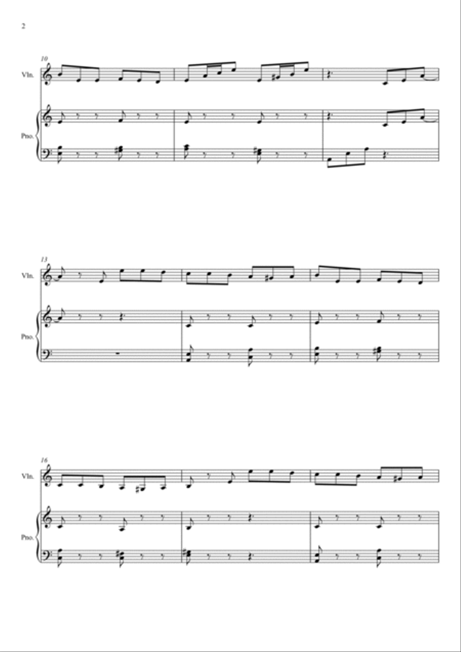 LA CAMPANELLA Violin Solo scores gallery preview page 2