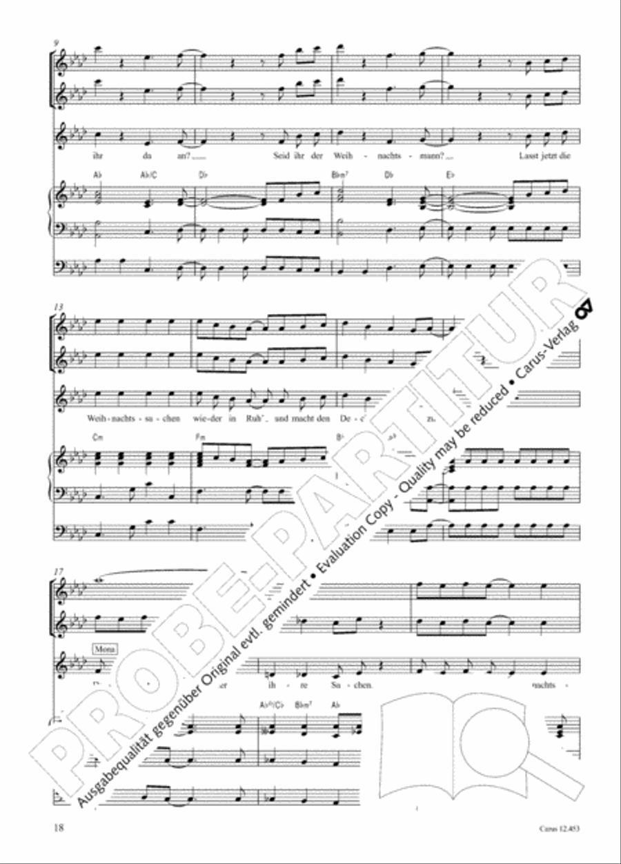 Die Weihnachtskiste. Ein Musical zur Weihnachtszeit Children's Choir scores gallery preview page 19
