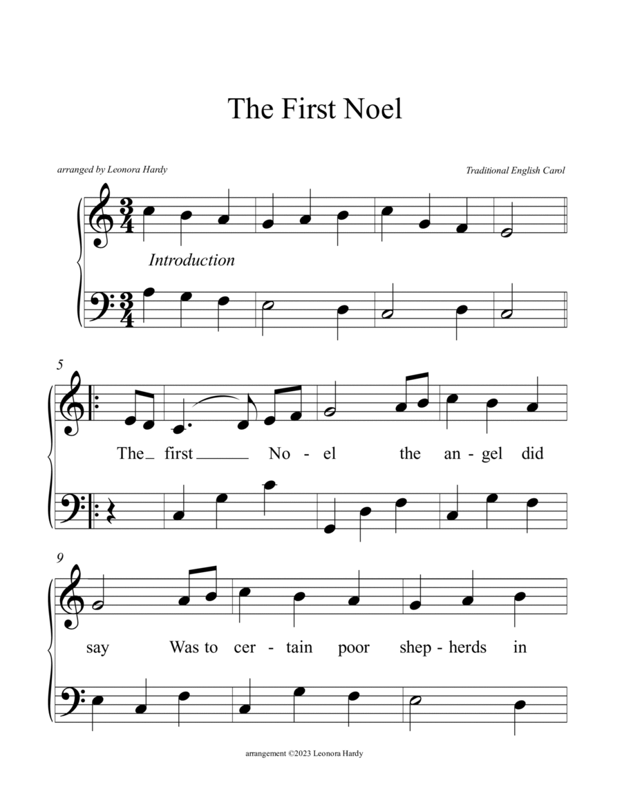 The First Noel (Beginner) image number null