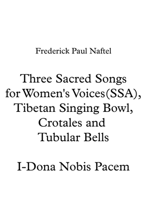 Dona Nobis Pacem (No.1 of "Three Sacred Songs")