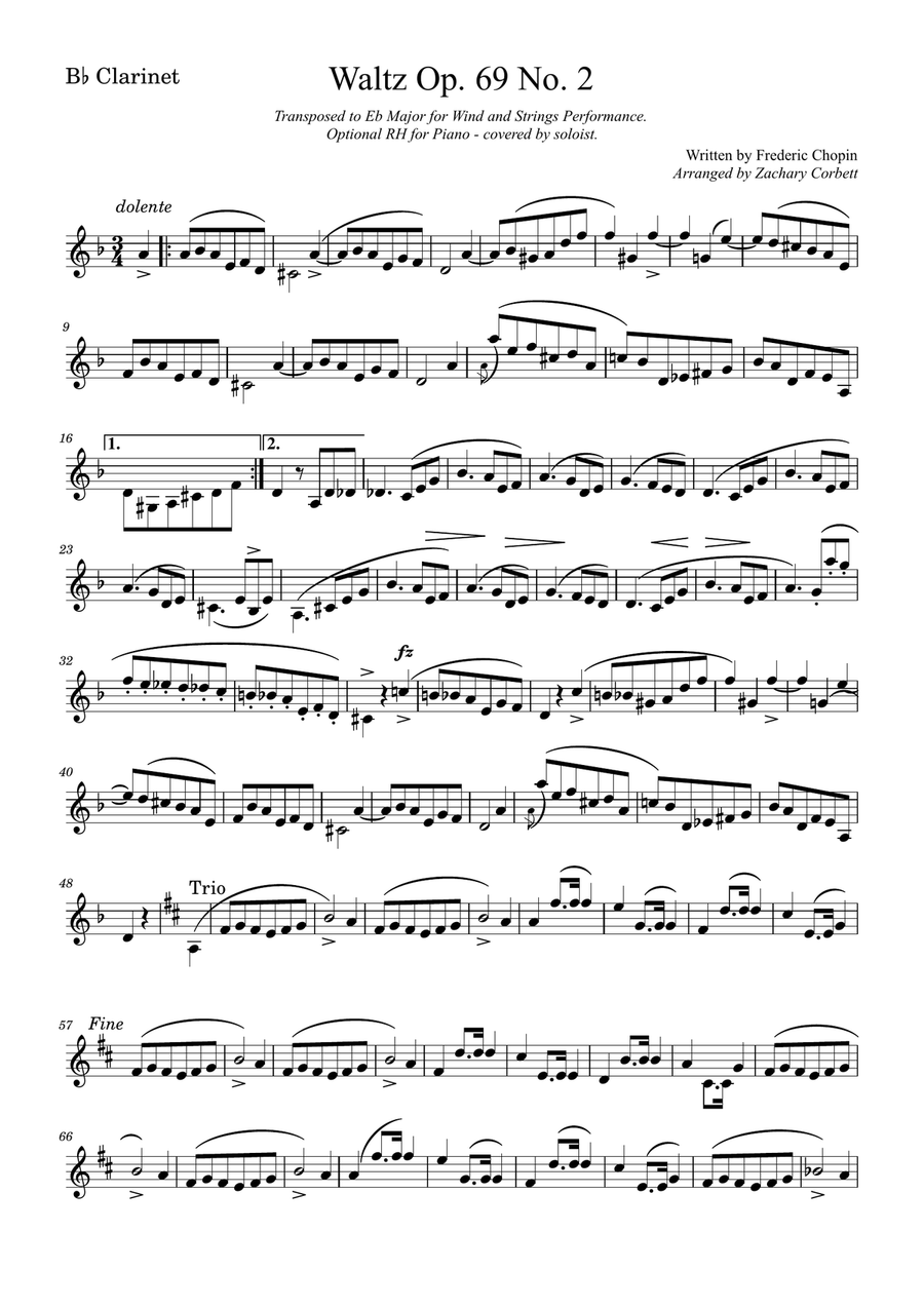 Waltz Op. 69 No. 2