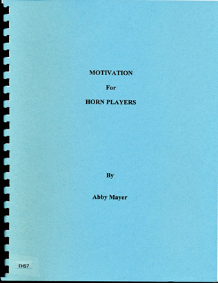 Book cover for Motivation for Horn Players.