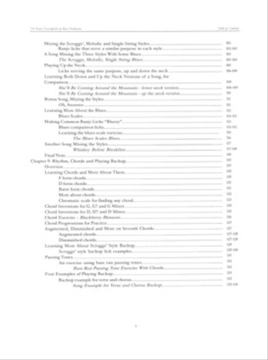 The Banjo Encyclopedia Banjo scores gallery preview page 6