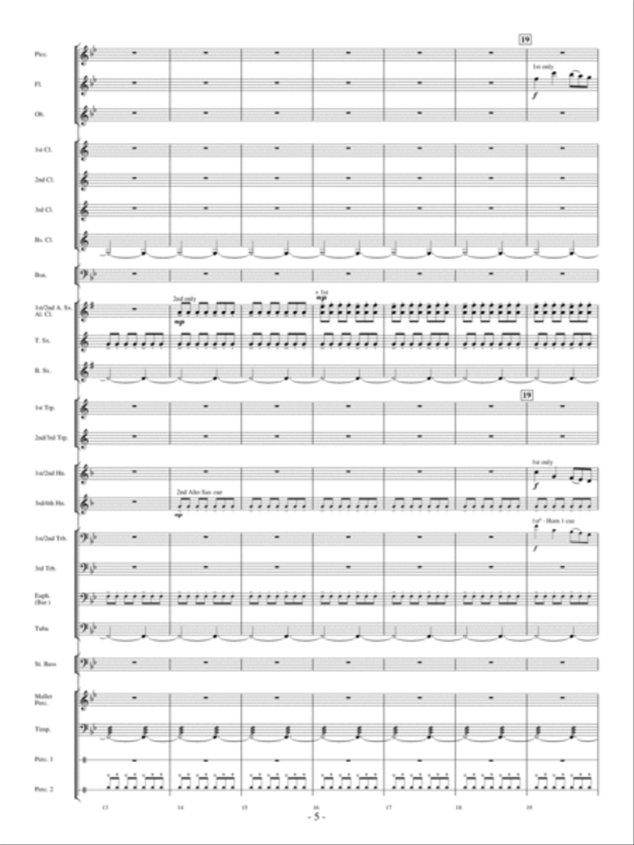 Moonscape Moonscape Concert Band scores gallery preview page 4