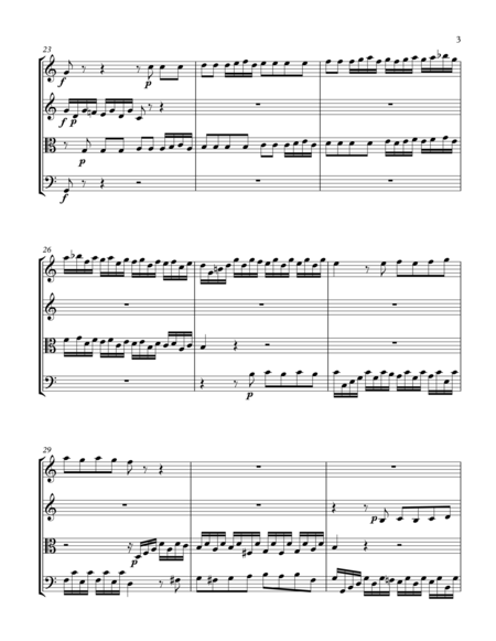 Fugue BWV 947 (string quartet) image number null