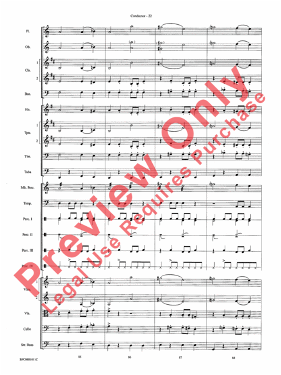 Dark Adventure Full Orchestra scores gallery preview page 25