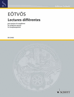 Book cover for Lectures Differentes