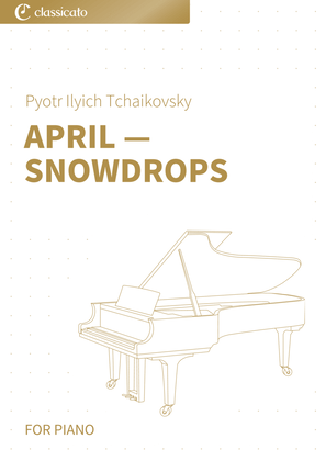 Book cover for April -- Snowdrops