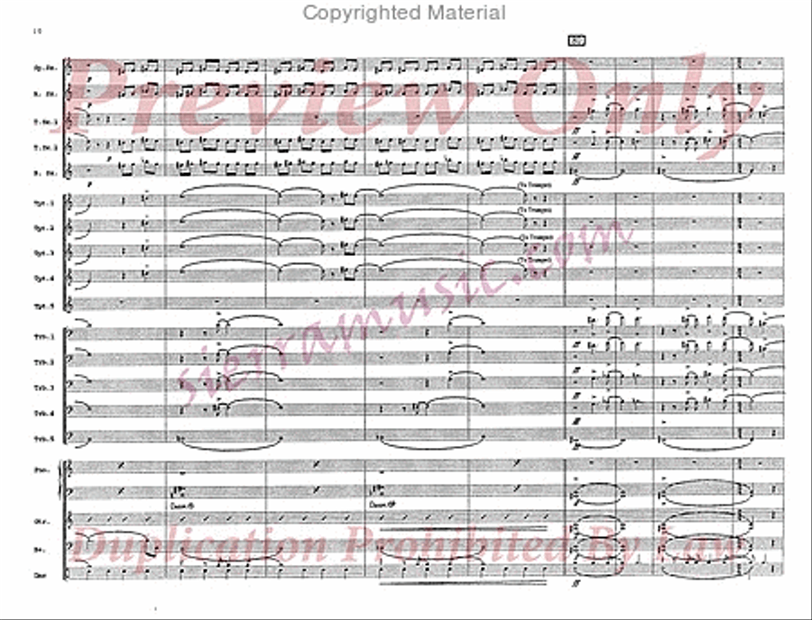 Temple Street Temple Street Jazz Ensemble scores gallery preview page 11