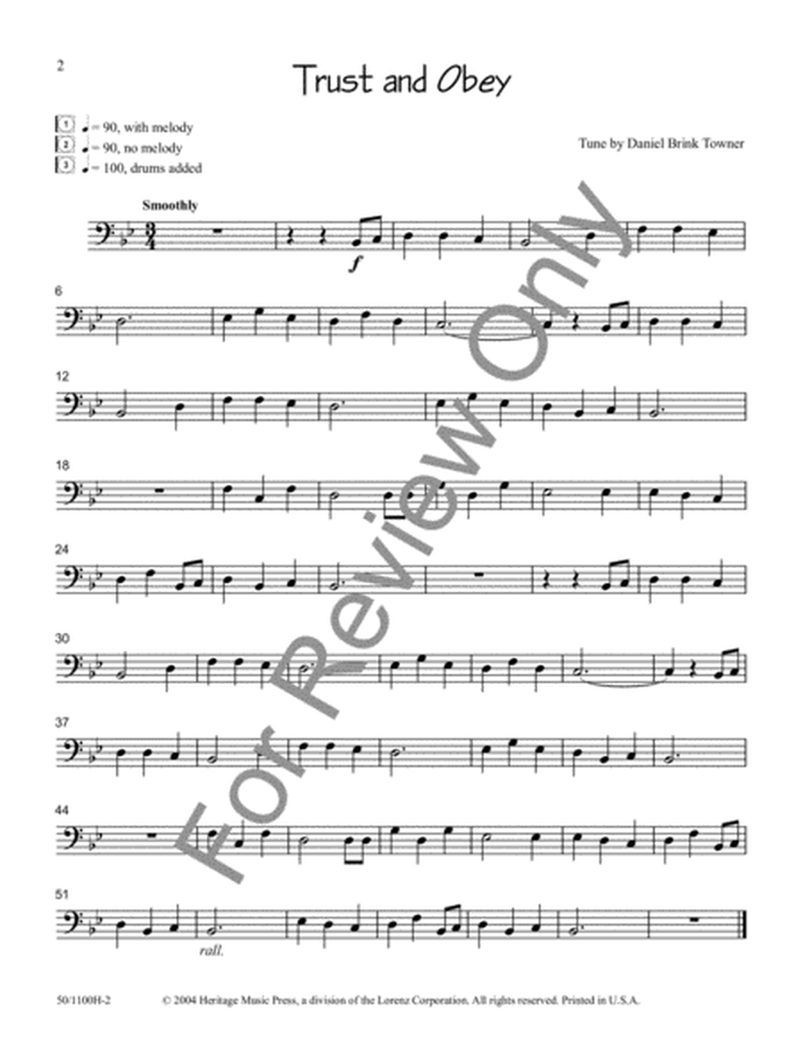 Sacred Solos for the Young Musician: Tbn/Bari BC/Bssn image number null