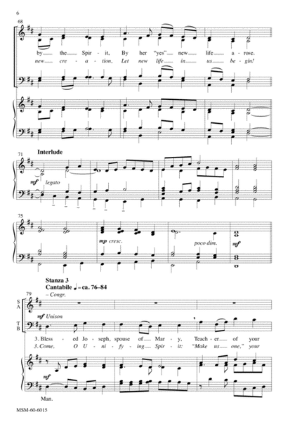 Sound the Bell of Holy Freedom: Come to Us, O Holy Spirit (Downloadable Concertato Choral Score)