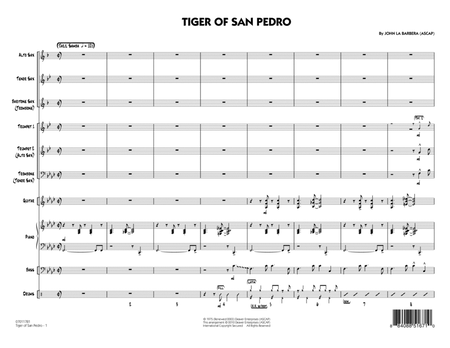 Tiger Of San Pedro - Conductor Score (Full Score)