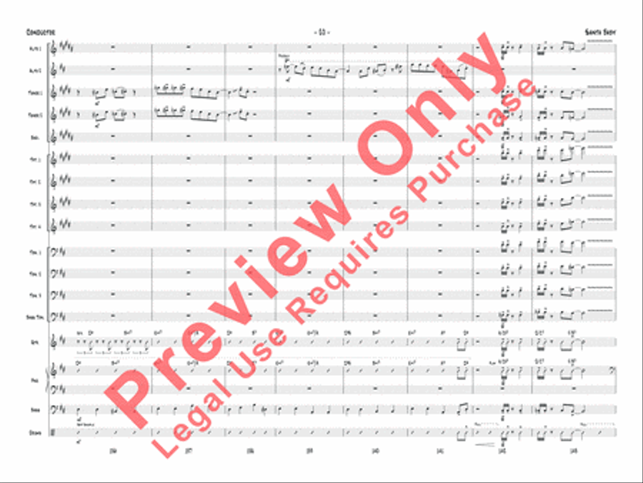 Santa Baby Jazz Ensemble scores gallery preview page 41