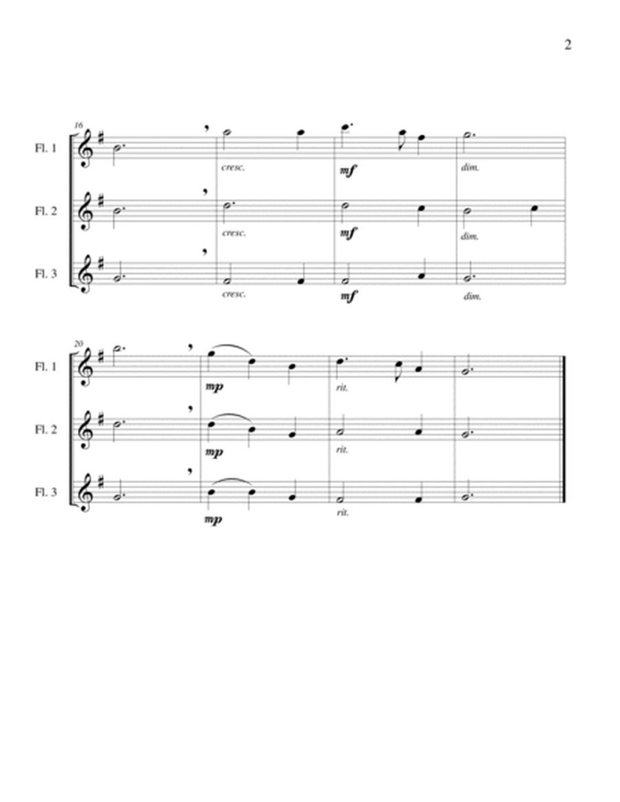 Silent Night - Flute Trio image number null