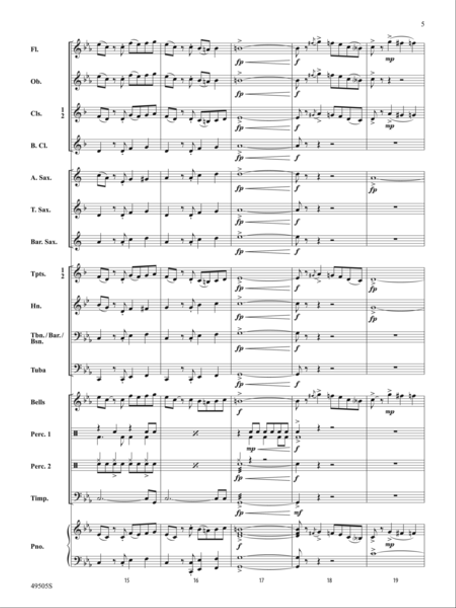 Awesome Sauce: Score Concert Band scores gallery preview page 5