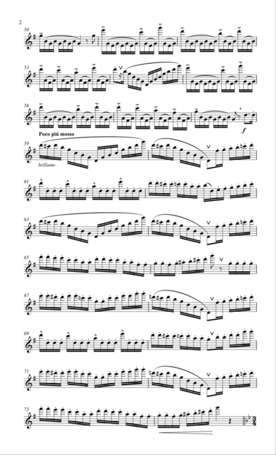 The Swiss Shepherd for flute and piano Flute Solo scores gallery preview page 3