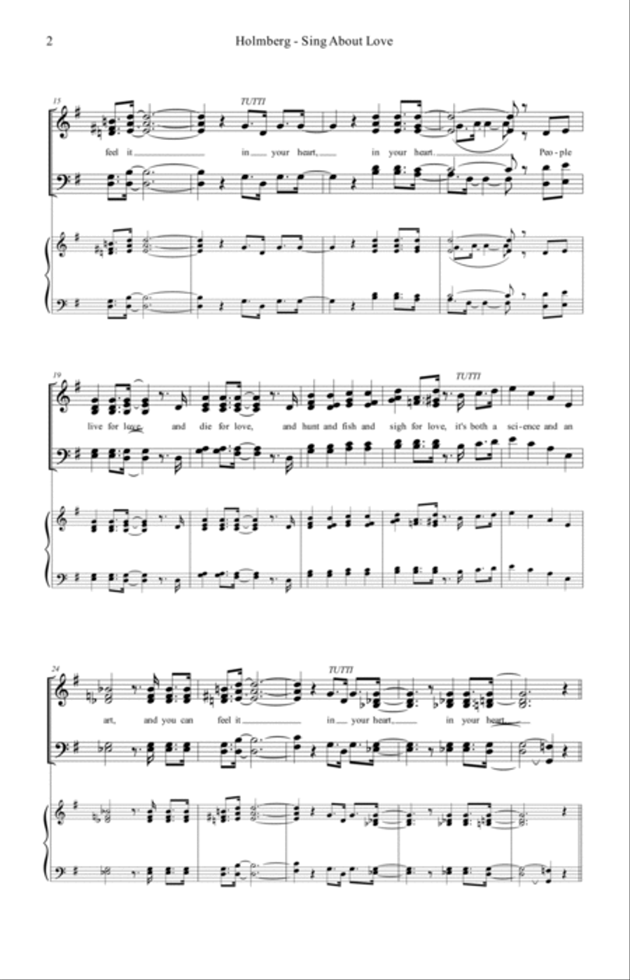 Sing About Love Divisi scores gallery preview page 2