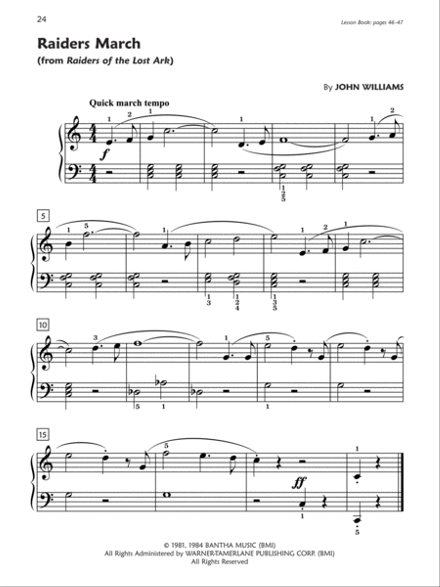 Premier Piano Course Pop and Movie Hits, Book 2B Piano Method scores gallery preview page 5