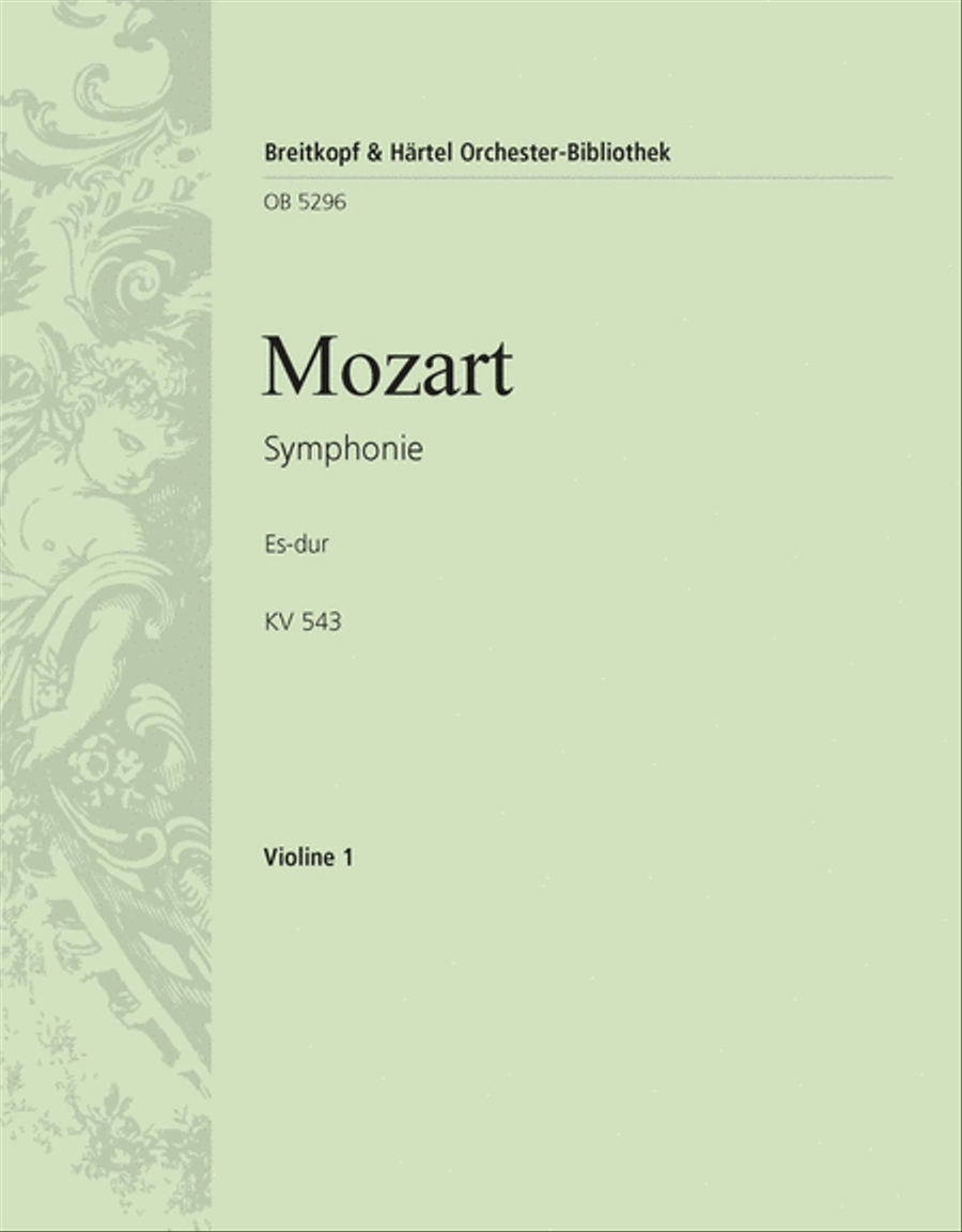 Symphony [No. 39] in E flat major K. 543 Orchestra scores gallery preview page 1