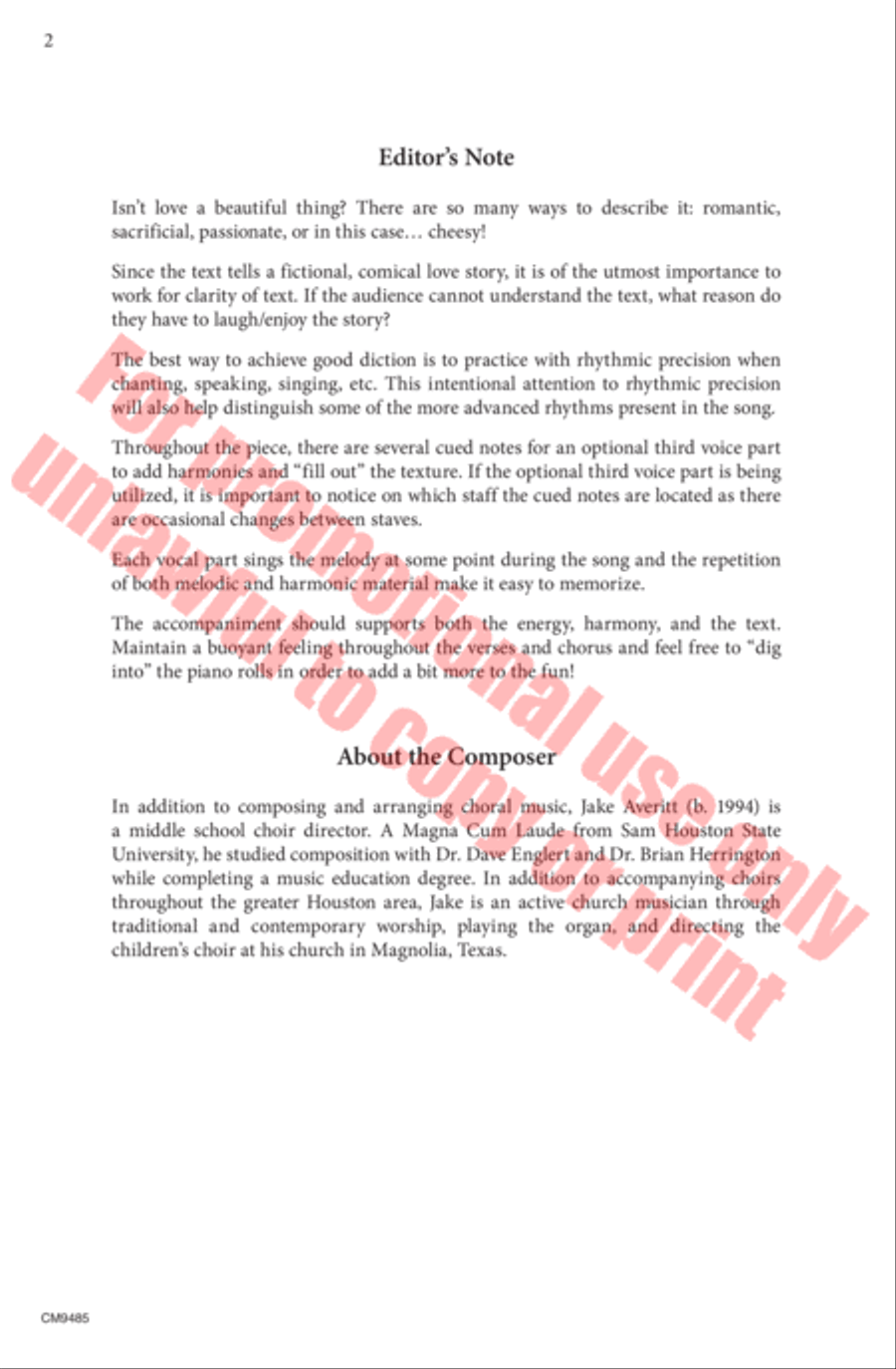My Baby Sings Soprano My Baby Sings Soprano Choir scores gallery preview page 3