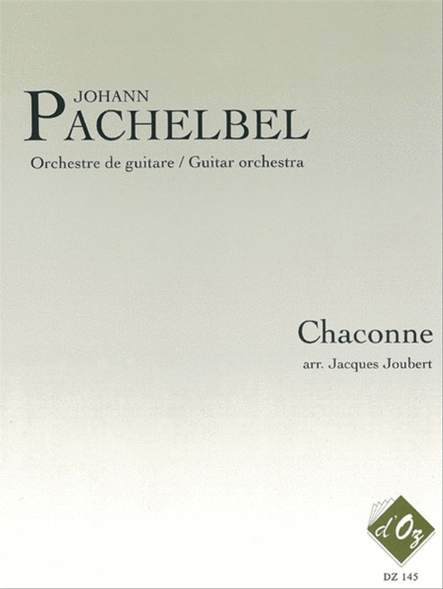 Chaconne Guitar Ensemble scores gallery preview page 1