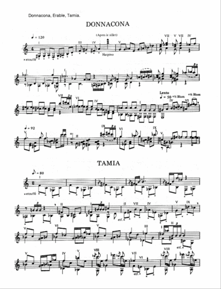 Quebec Acoustic Guitar scores gallery preview page 2